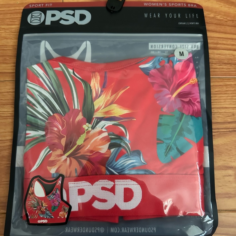 PSD Women’s Sports Bra - Hot Tropics